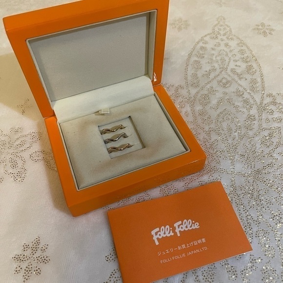 FOLLI FOLLIE tri color ring in 92.5 sterling silver - Picture 10 of 15